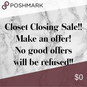 CLOSET CLOSING SALE